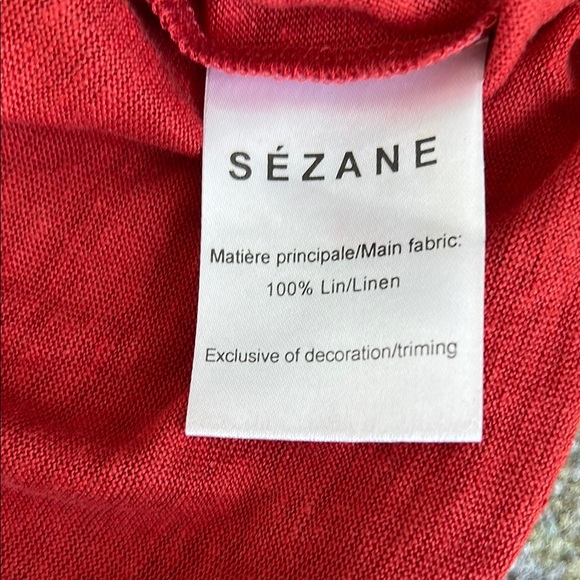 Sézane Poppy Red Tank Top (M) - Picture 8 of 9
